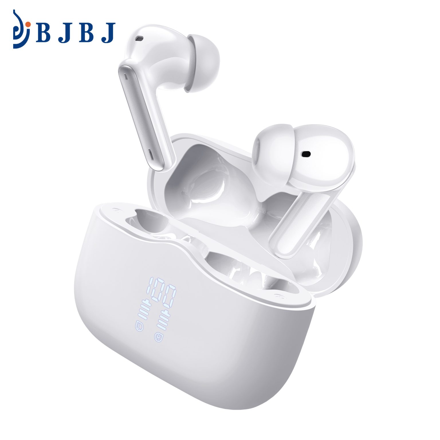 BJBJ A97 Pro TWS Earbuds Wite Smart Digital Display - BJBJEARBUDS